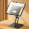 Fällbart surfplatteställ med metallram, roterbart surfplatte- och telefonfäste, skrivbordshållare