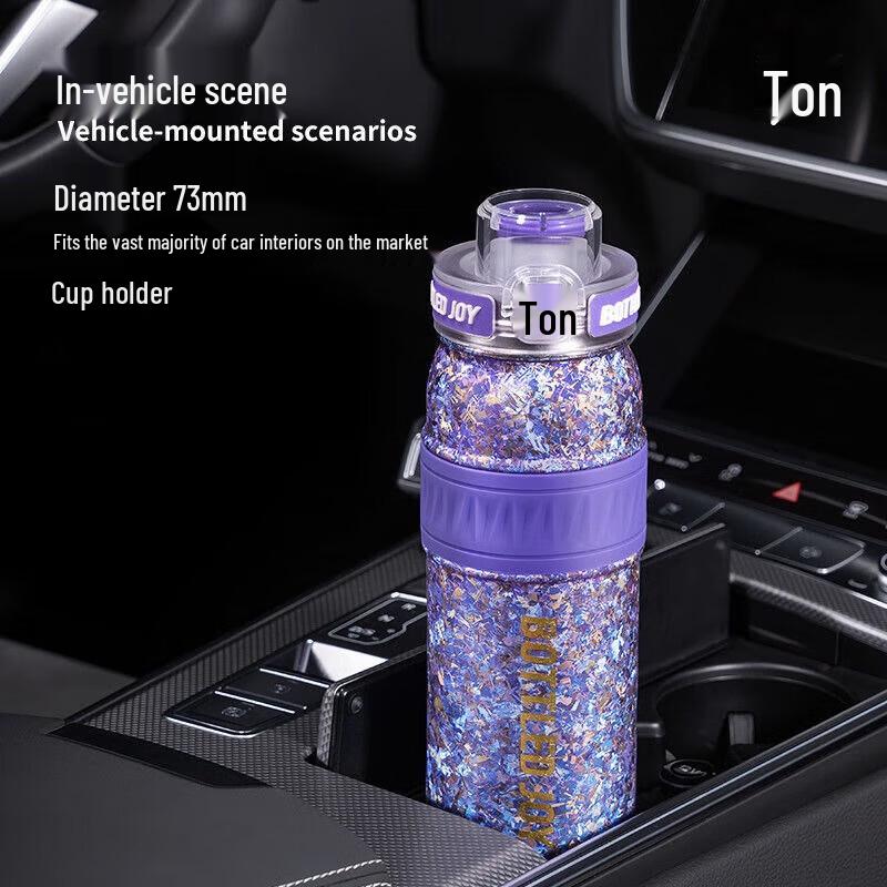 TonTon Pure Titanium Large Capacity Insulated Water Bottle