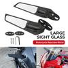 For Yamaha R15V3 R25 R3 R1 R125 YZF Kawasaki ZX6R ZX10R Modified Rearview Mirrors CBR Wind Wing Adjustable Rotating Side Mirror