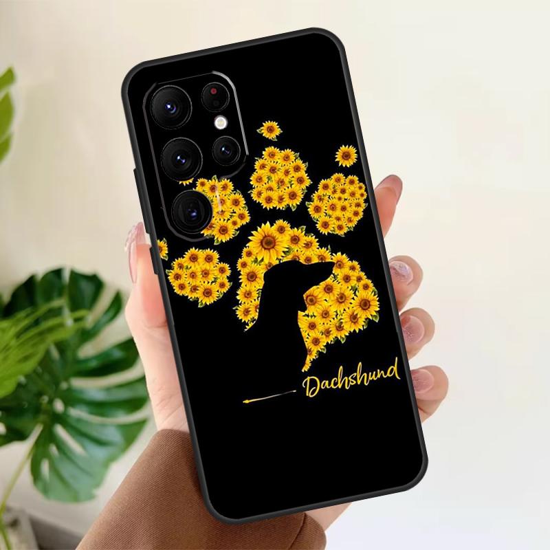 Dachshund Dog Animal Soft Case For Samsung Galaxy S25 S21 S22 S23 S24 Ultra S9 S10 Plus S20 FE S24 FE Phone Cover