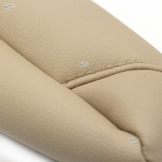 2*BEIGE/Tan Leather Left/Right Seat Armrest Handle Cover For Honda Odyssey 04-12
