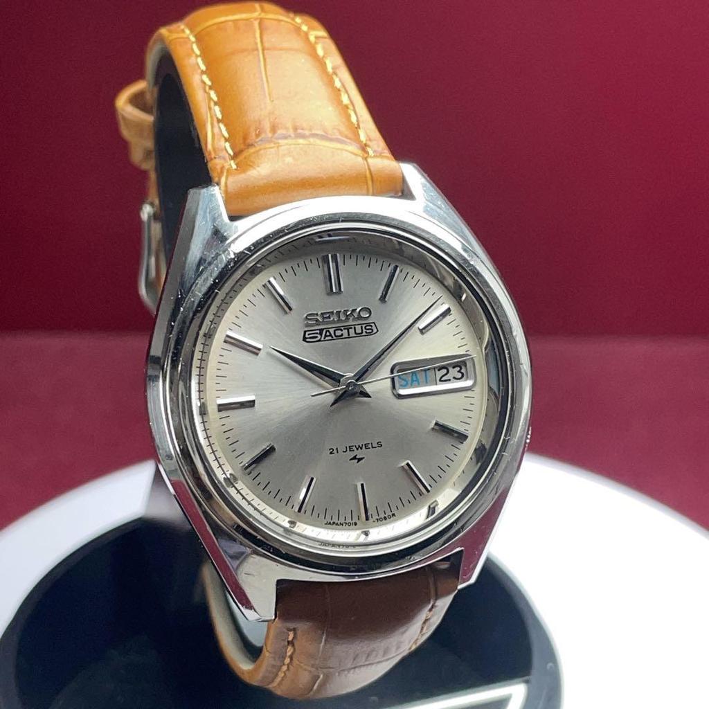 [USED] Crystal: 1972 Seiko 5 Actus Automatic Watch, Made in Japan