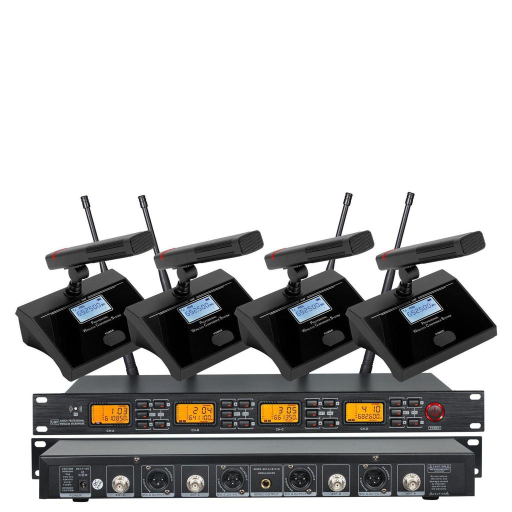 Dual Wireless Microphone System for Conferences