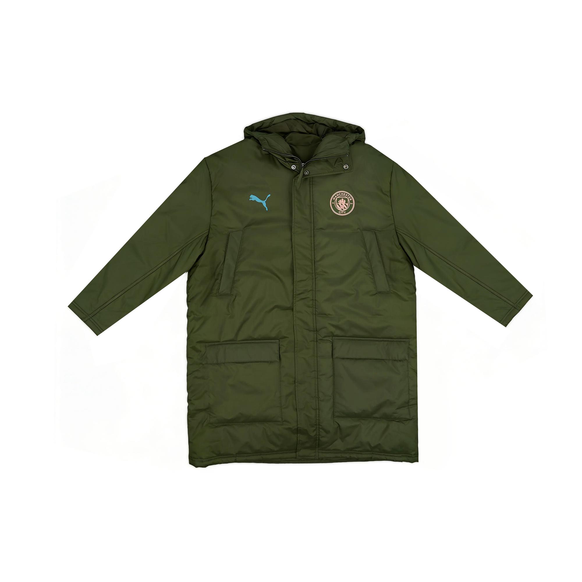 

Puma Manchester City 2024-25 Season Minimalist Hooded Zip Long Sleeve Jacket Men jackets 777553-13 XL
