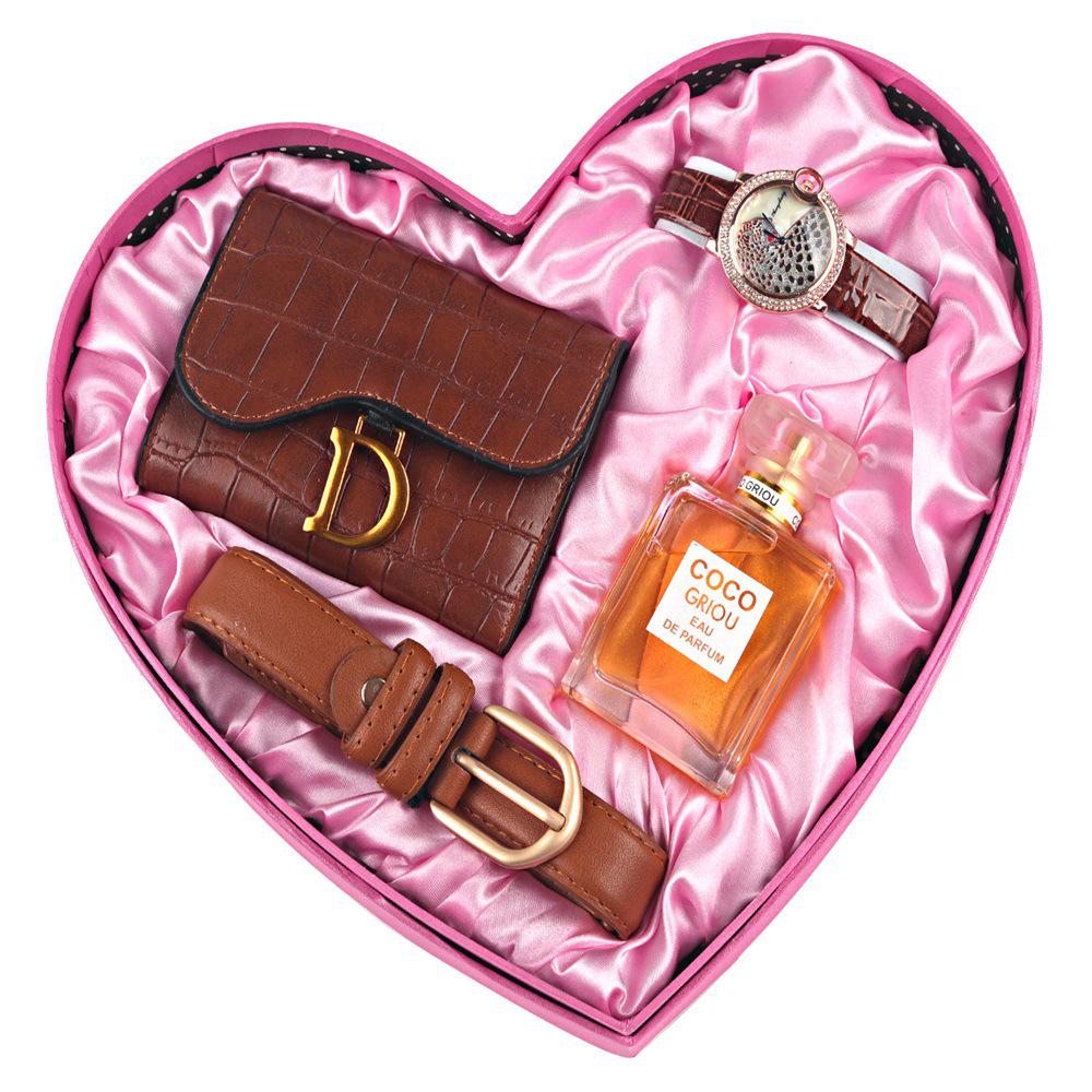 Women's Fashion Quartz Watch Gift Set - Perfect for Birthdays for Girlfriends and Family