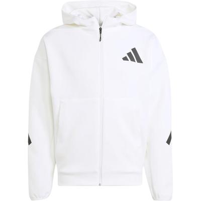 adidas ZNE. True Healing Series FW24 Sportbekleidung Black Label Uniform Kapuzenjacke Herrenjacke Weiß JF2443