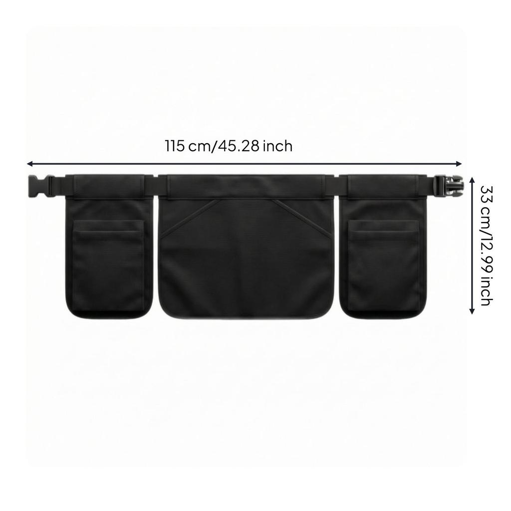 Tool Waist Bag Strong Belt Pouch Water-Resistant for Worksite