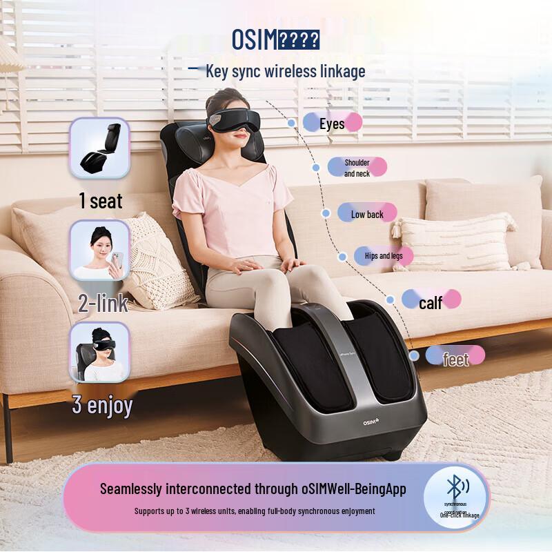 OSIM OS-3233 Leg & Foot Massager CN plug (adapter included)