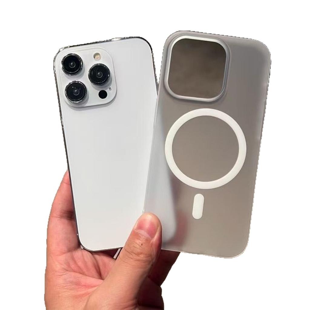 Summer Simple Ice Mist Magnetic Phone Case 15 for Apple Magnetic Phone Case Silicone IMD Magnetic Phone Case 14pm