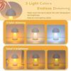 Creative mushroom table lamp, bedroom bedside lamp, dimmable LED light, unique home warm gift, Valentine's Day gift