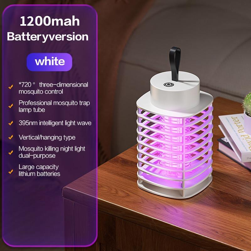 Lampa owadobójcza na komary szok elektryczny nowy dom wewnątrz LED inteligentny odstraszacz komarów pułapka na komary naścienna przenośna USB