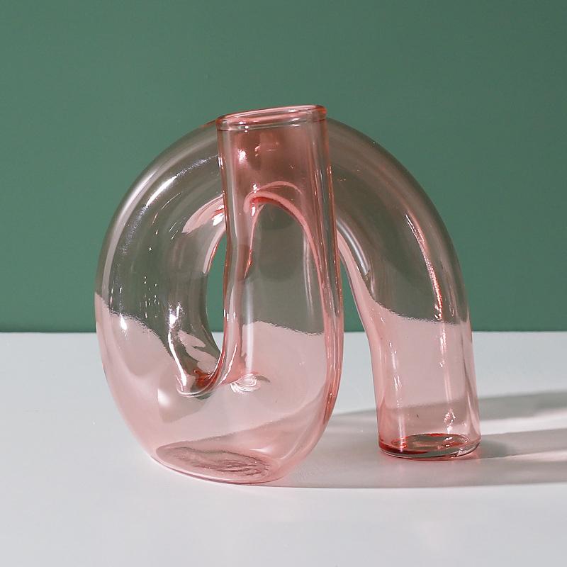 1PC Vase Home Decor Candle Holder European Glass Candle Holder Wedding Decoration Multiple Options Available