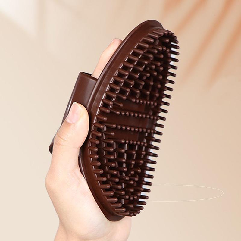 Set Of 2 Brown Massage Brushes For Body Meridian Weight Loss At Home Beauty Salon