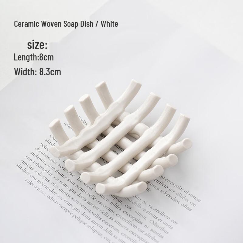 YIXI Ceramic Wall-Mounted Soap Dish