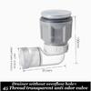 Transparent ABS Anti Odor Valve Kitchen Basin Gravity Closed One-way Drain Valve 45mm Hose for Kitchen Sink