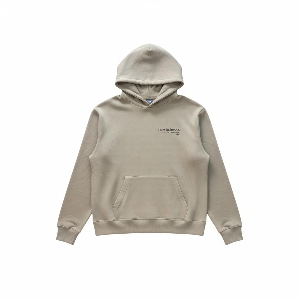 New Balance Sweatshirts Unisex Brown Hooded Moderate AMT41331-SOT L