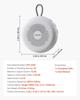 Sound Machine, 20 Soothing Sleep Sounds, 4-in-1 Hangable White Noise Sound Machine with Auto-Off Timer, Soft Ring Light, Memory Function and Child