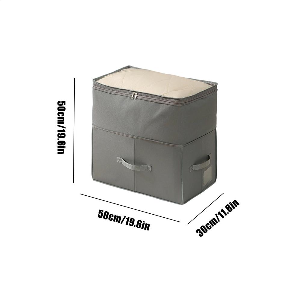 Aufbewahrungsbox unter dem Bett Faltbar Oxford-Stoff Decken Steppdecke Kleidung Behälter Selbstkomprimierend Kleiderorganizer unter dem Bett