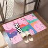 Custom Name Personalized Peppa Pig Print Carpet, Versatile Home Decor Rug, for Playroom, Apartment, Balcony, Entryway, Hallway Gift
