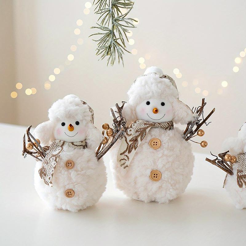 1PC Knitted Handmade Christmas Modern Simplicity Ornament Atmosphere Doll Desktop Plush Multi-element Festival