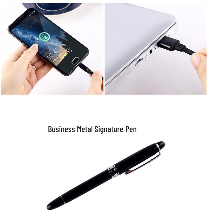 A5 Three-Fold Loose-Leaf Business Notebook Set with Custom Logo