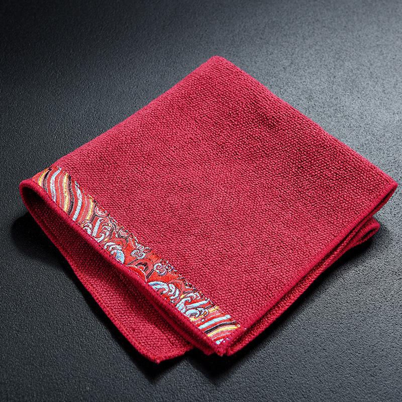 Chinese Style Tea Towel Cloth Thickened Absorbent Soft Table Cleaning Tea Cloth Towel Cloth Home Tea Ceremony Accessories New