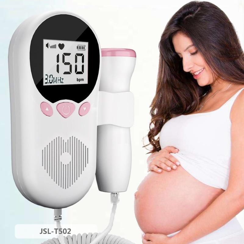 Heart Meter Fetal For Pregnant Women Baby Heart Rate Digitalcurve Probe Monitor
