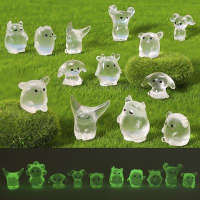 Micro-landscape Creative Cute Luminous Little Elf Home Desktop Car Resin Craft Decorative Small Ornaments