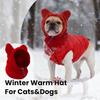 2026 Windproof Dog Hood: Warm Winter Hat & Calming Neck Gaiter