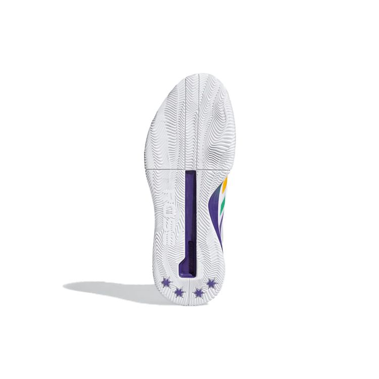 Adidas D Rose 11 Career High Men Sneakers White Cloud-White Team-College-Purple FX7401