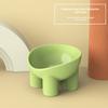 Neck-protection Cat Bowl, Macaron Color, Elephant-shaped Legs Bowl, Large-capacity Cat Food Bowl, Plastic High-legged Pet Bowl