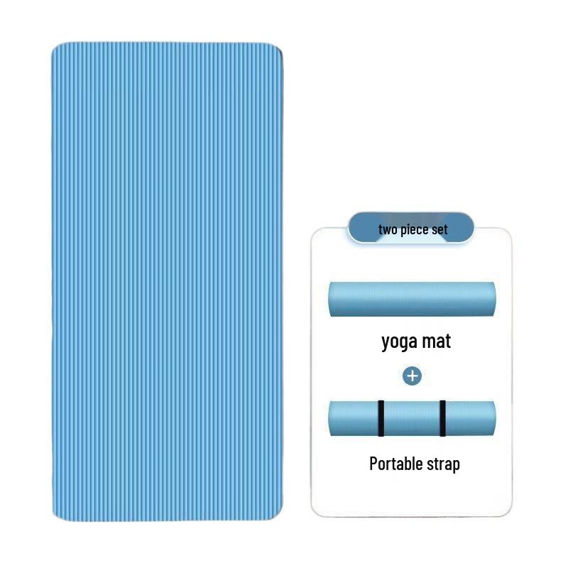 Thickened Non-Slip Yoga Mat for Beginners: Extra Wide and Long for Men & Women with Free Shipping