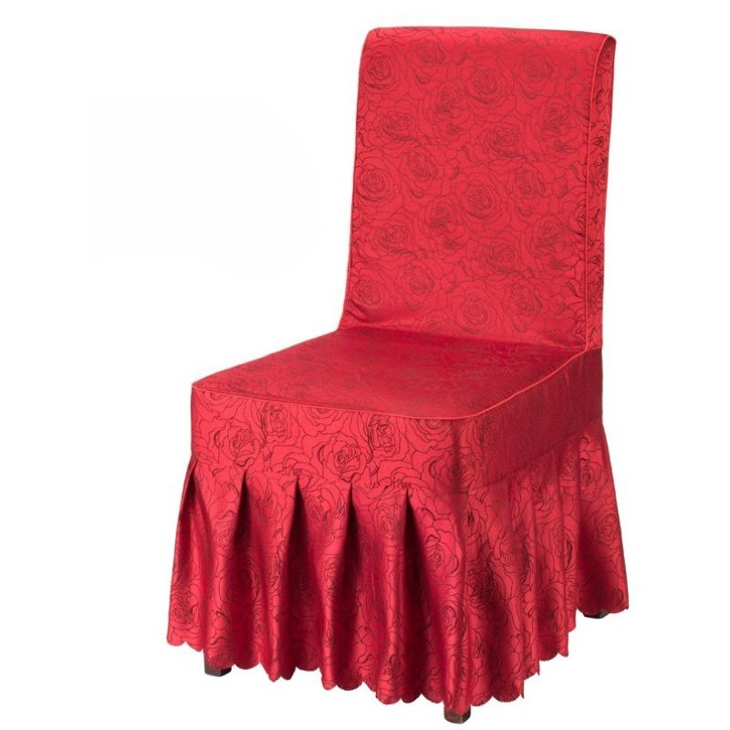 

Skirted Chair Cover Vibrant Machine Washable Eco Friendly Decorative Seat Cover Integrated Backrest Universal Chair Protector 1 piece