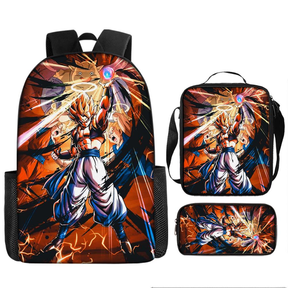 Dragon Ball Student School Bag Cartoon Dragon Ball Super Children'S Backpack, Satchel Pencil Case