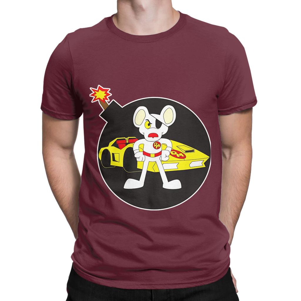 Danger Mouse Danger Mouse Novelty Graphic 100 Cotton TShirt Danger Mouse Tees Tops For Unisex