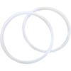 Power Pressure Cooker Sealing Ring Clear Color Multi-Cooker Rubber Gaskets for Many 5 Liter 6 Liter 5 Quart and 6 Quart Models, Set of 2