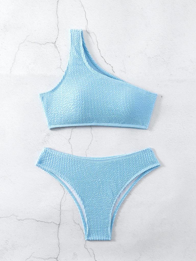 High-Waisted Split Fashion Bikini - 2025 European/American Design with Special Fabric
