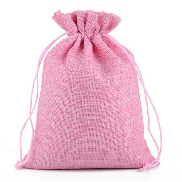 New Bundle Burlap Bag Jewelry Linen Bag Sachet Empty Bag Christmas Gift Drawstring Cotton And Linen Bag