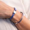 PIG & HEN (Women's) Billy Bracelet - Indigo Purple X Silver