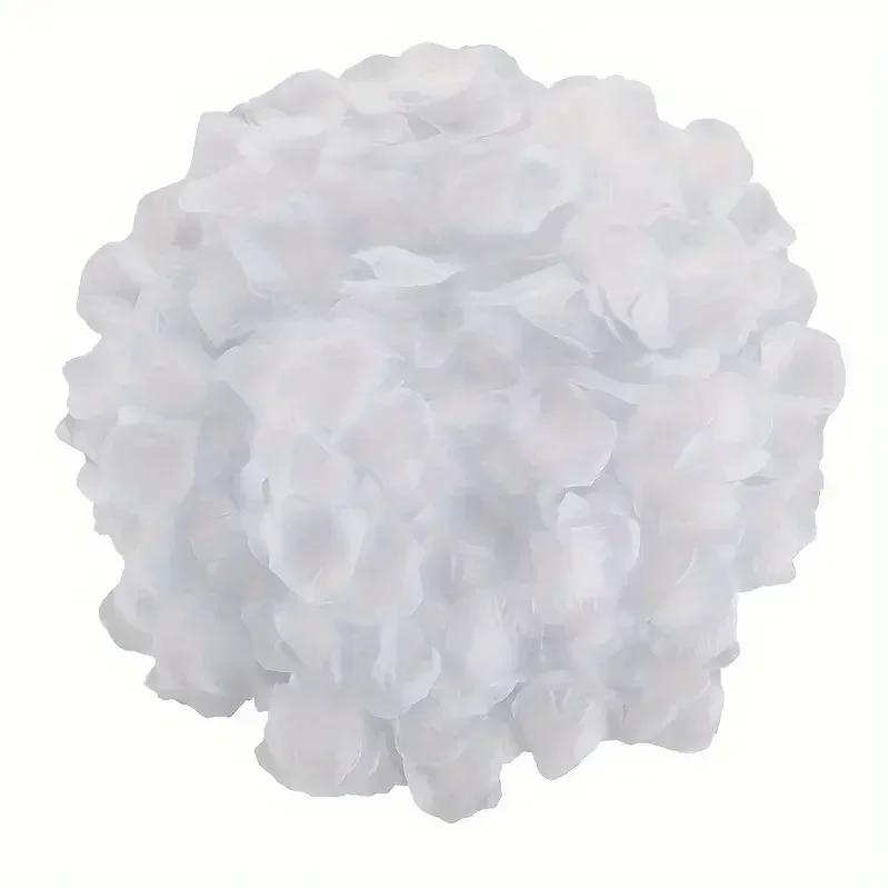 5000/100pcs Artificial Fake Rose Petals Red Colorful Simulation Silk Roses Petal for Valentines Day Wedding Party Romantic Decor