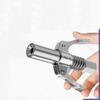 1PC Grease Tool Coupler Heavy-Duty Quick Lock and Release Double Handle Stainless Steel Leak-Free Grease Tool Tip
