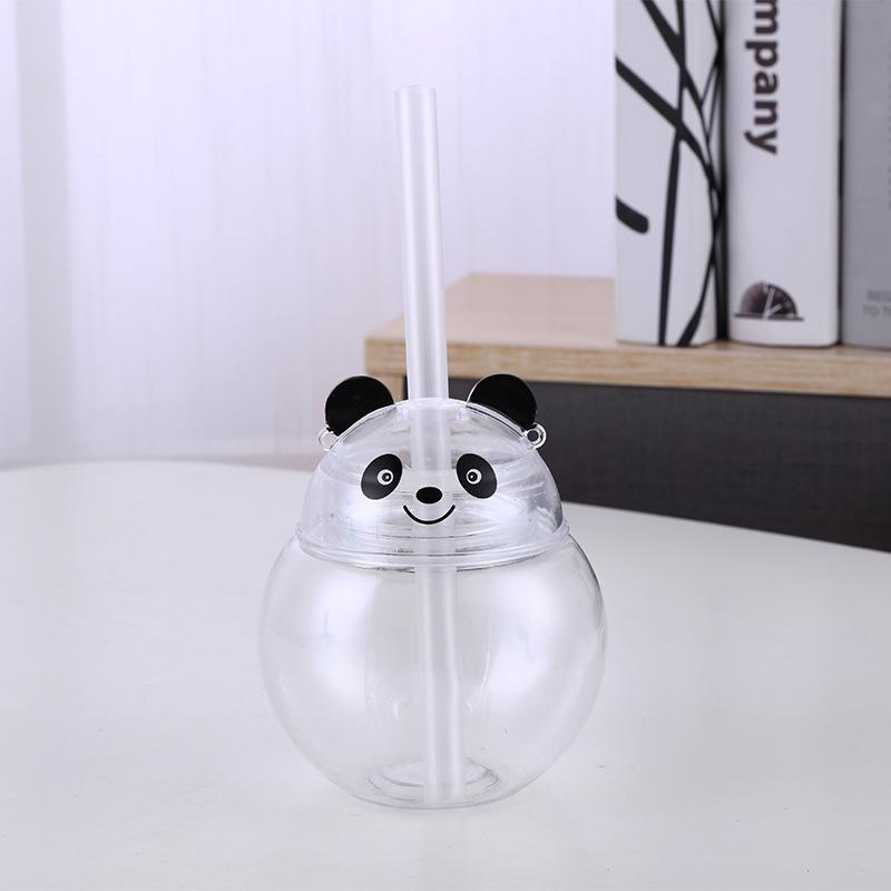 

Creative Panda Plastic Cup with Straw for Juice Milkshake 600ml KTY 600ml (without light)