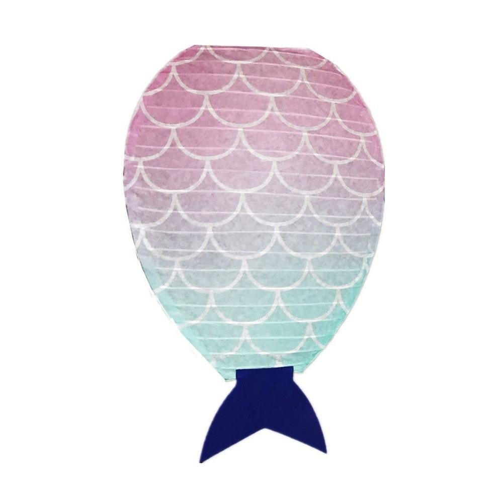 Lanterna di Carta Portafortuna a Forma di Pesce Carino per Matrimonio Decorazione con Luce di Candela Forniture per Feste