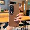 For Vivo V31 5G/V40 Pro/V50/V50 Pro/V60/X200 FE Case Lychee Pattern Leather Metal Alloy Camera Frame Protection Back Case Cover