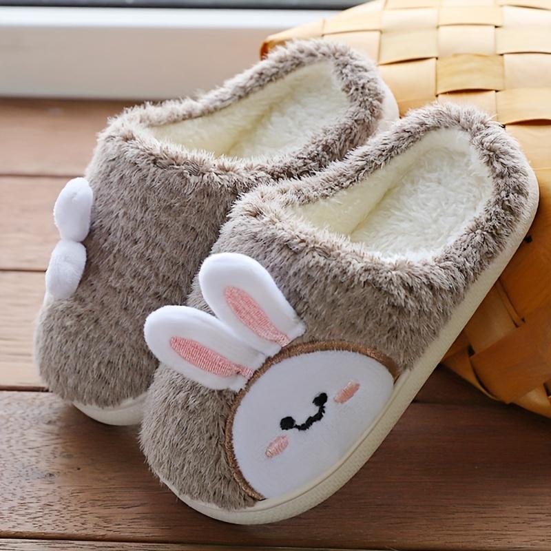 

Милые мультяшные кроличьи зимние ботинки, стильные утепленные теплые ботинки | Противоскользящие, легкие, дышащие, удобные для ношения в помещении и на улице 34-35 коричневый