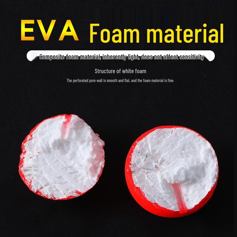 Silicone Olive-Shaped Fluorescent Fishing Float Tail Magnifier Bean