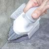 MultiSurface Cleaning Brush With V Shape and Narrow Bristles For Tile Grout Shower Corner Tight Space Efficient Scrubber