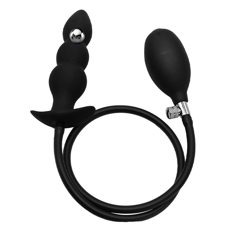 Adult Product Silicone Inflatable Huge Big Anal Plug Dildo Pump Anal Dilator Expandable No Vibrator Butt Plug Anal Balls Sex Toy