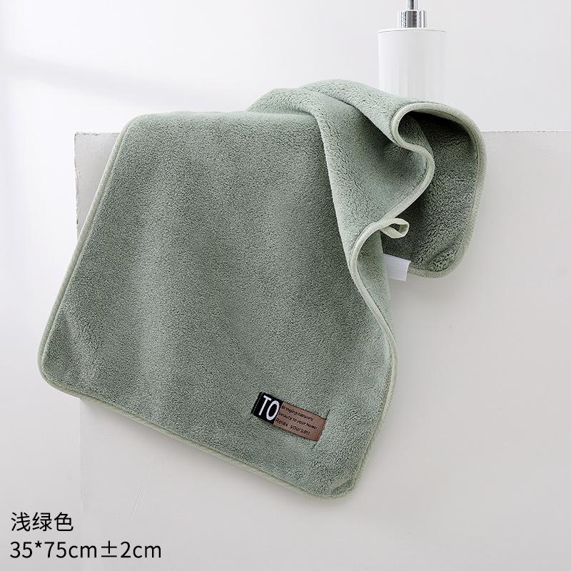 Towel New Coral Fleece Water-absorbing Multi-color Household Unisex Hand Towel Face Towel