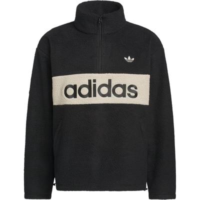 adidas Originaler Ståkrage Långärmad Dragkedja Bokstav Huvtröja Unisex huvtröja KG9164